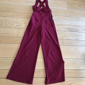 TOBI burgundy romper